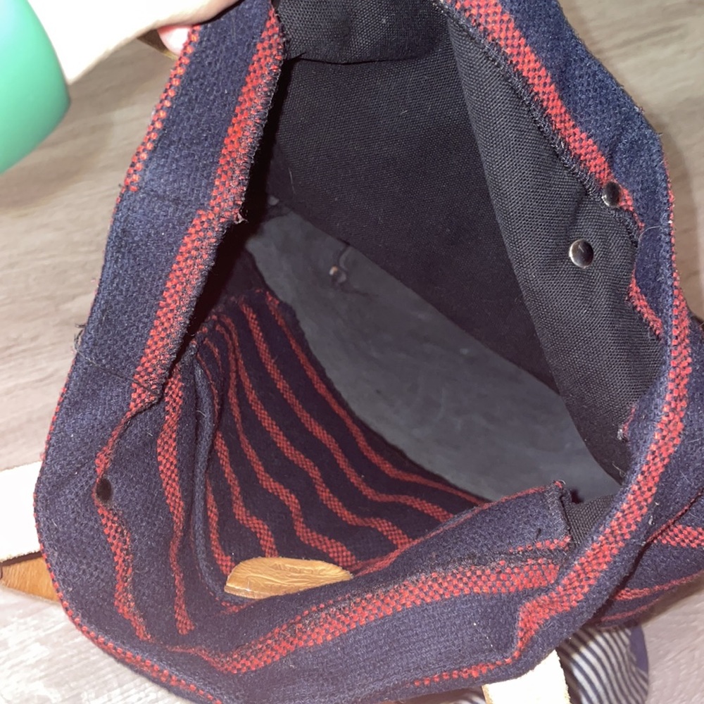 Fleabags X J. Crew Wool and Leather Tote - Picture 7 of 7